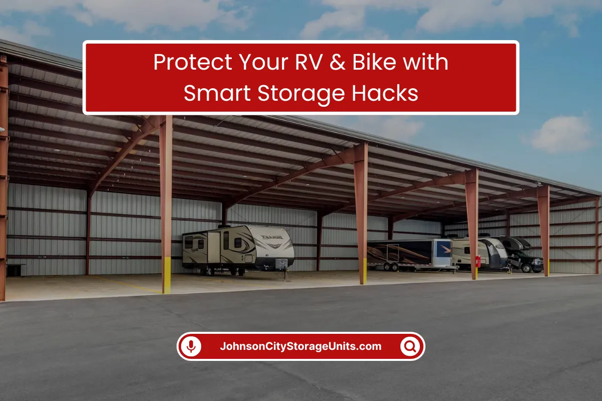 Protect Your RV & Bike with Storage Hacks