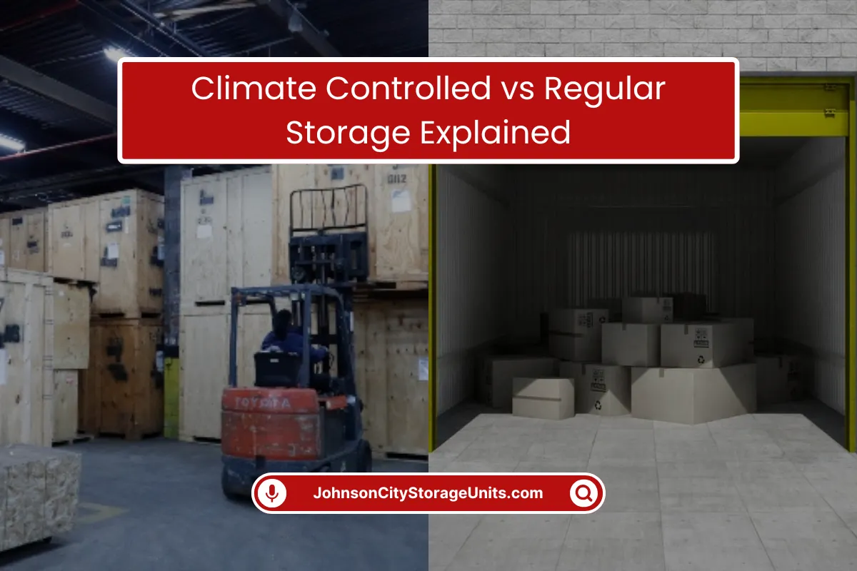 Regular Storage vs Climate Control Real Talk