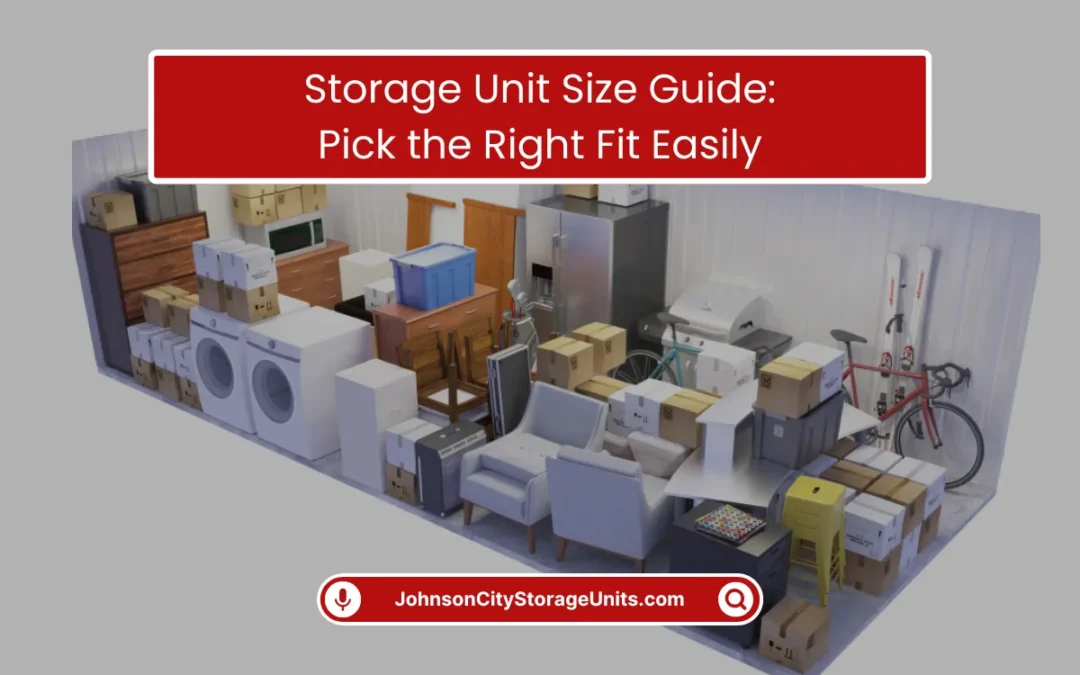 Storage Unit Size Guide: Pick the Right Fit Easily (2025)