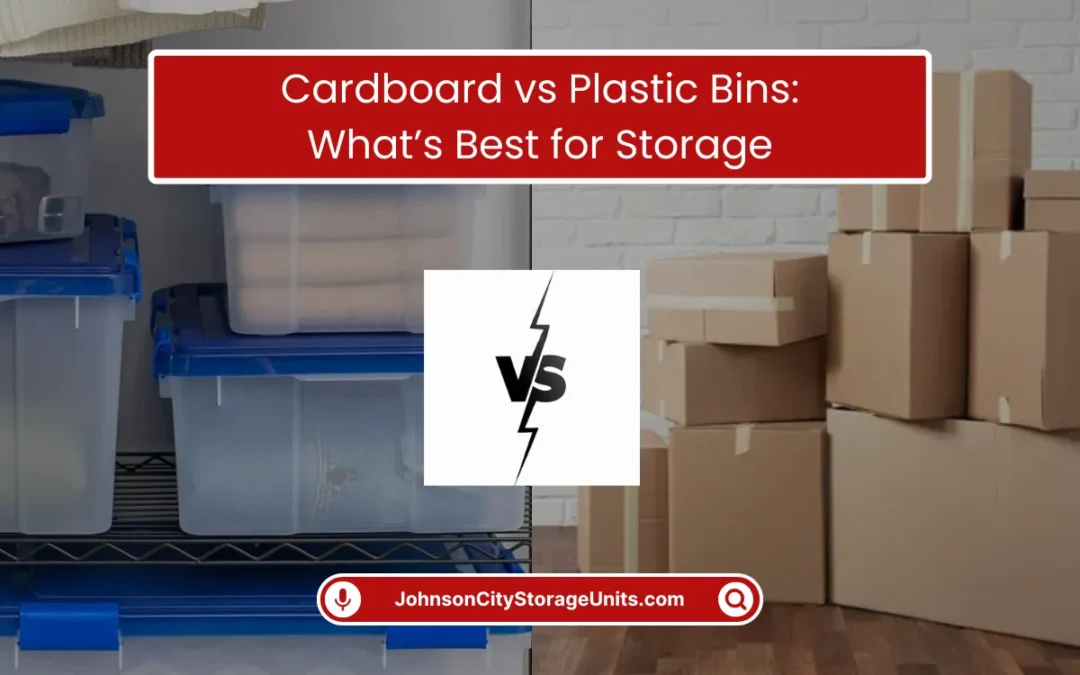 Cardboard vs Plastic Bins: What’s Best for Storage? (2025)