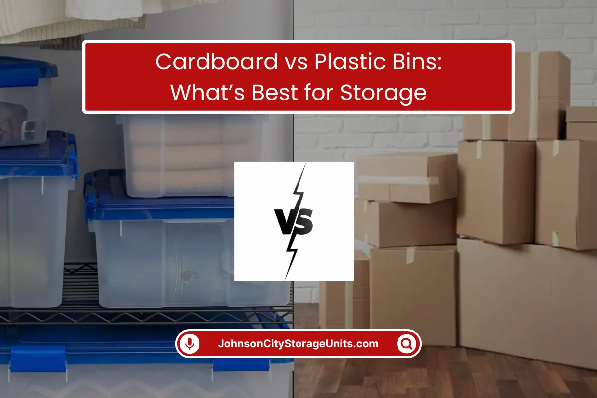 Cardboard vs Plastic Bins What’s Best for Your Storage