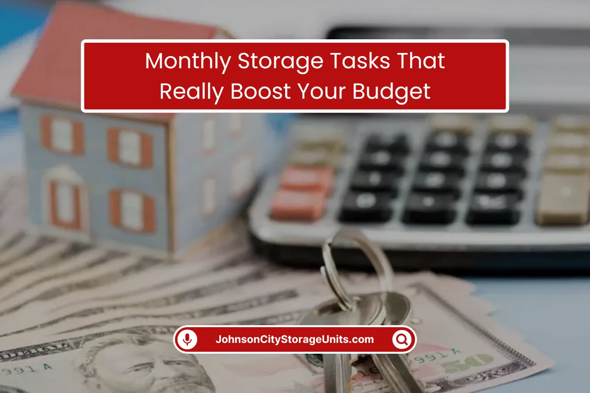 Monthly Storage Tasks That Boost Your Budget