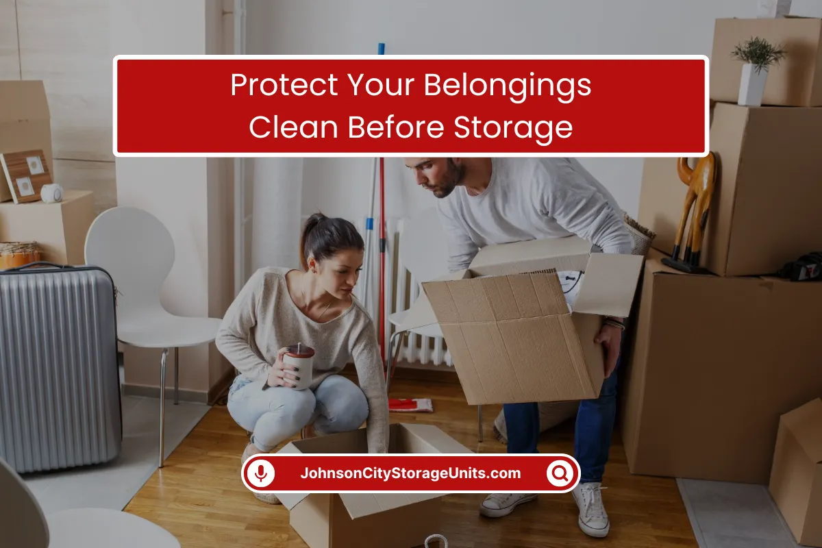 Protect Your Belongings and Clean Before Storage
