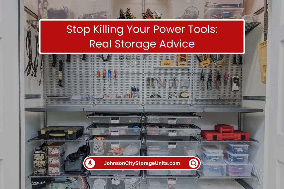 Stop Killing Your Power Tools Storage Advice